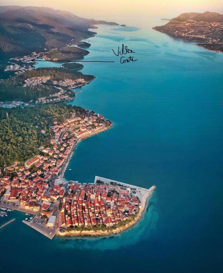 Villa Conte Корчула Экстерьер фото