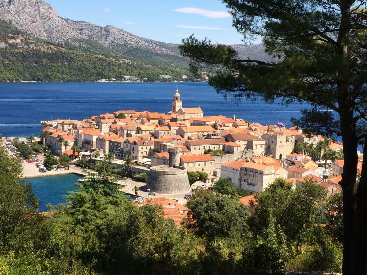 Villa Conte Корчула Экстерьер фото